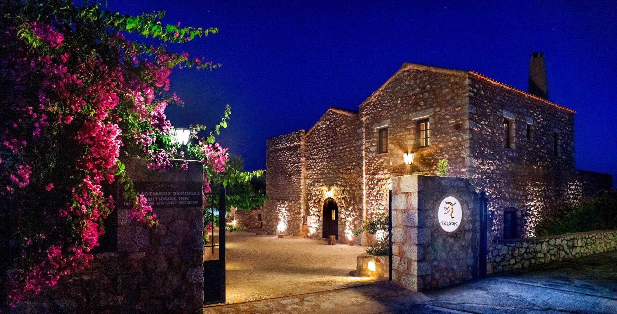 Pírgos Dhiroú Guesthouse Toxotis מראה חיצוני תמונה